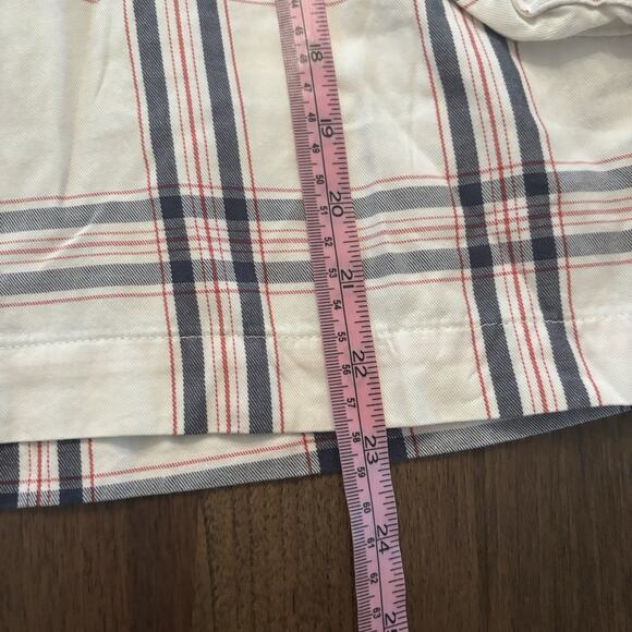 Marc Ecko Shorts Cargo Cut n Sew Multicolor Plaid Mens Size W34 embroidered Logo - Picture 13 of 15